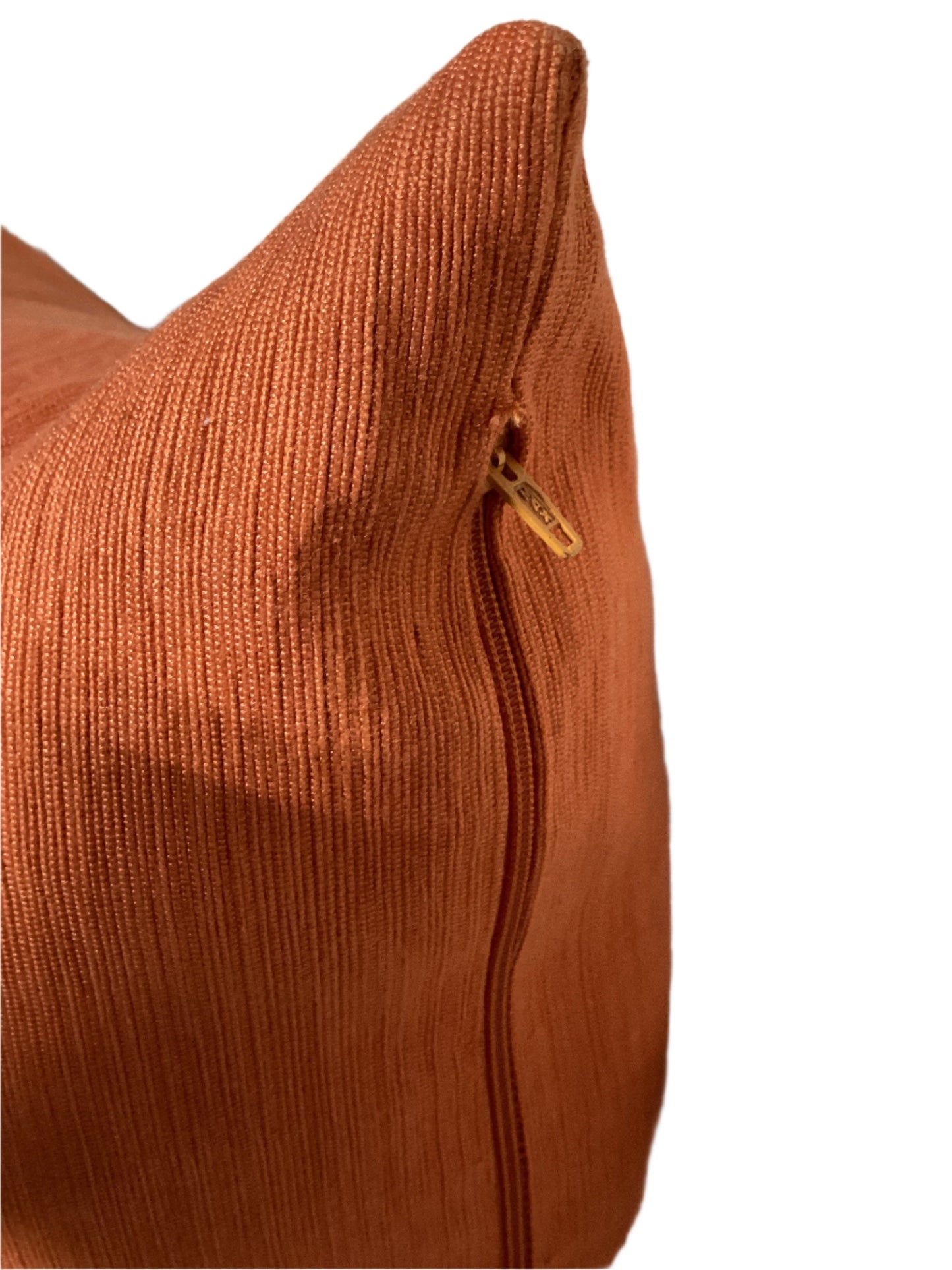 Deep Orange 18”x18” Pillow