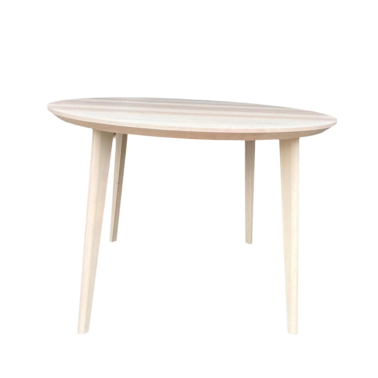 Light Tan Round Wood Table