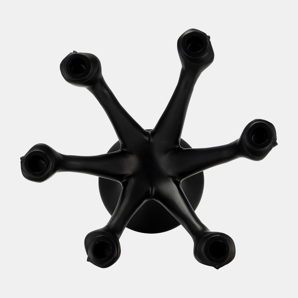 Hands Holding Taper Candelabra