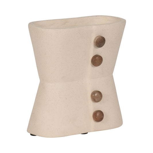 8" Button Vase