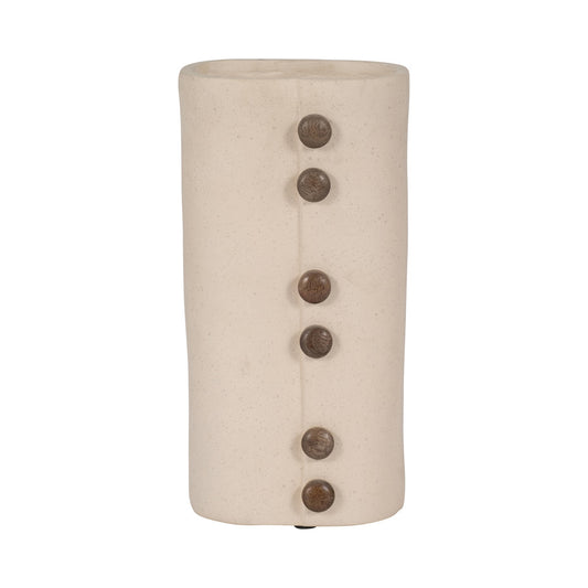12" Button Vase