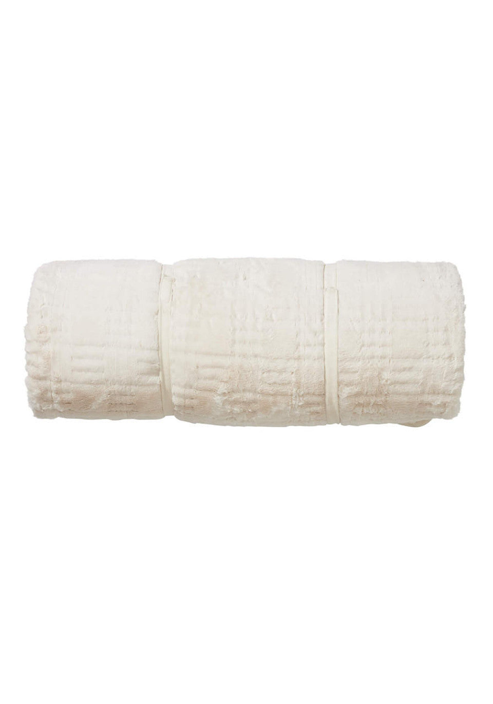 Ivory Faux Fur Sleeping