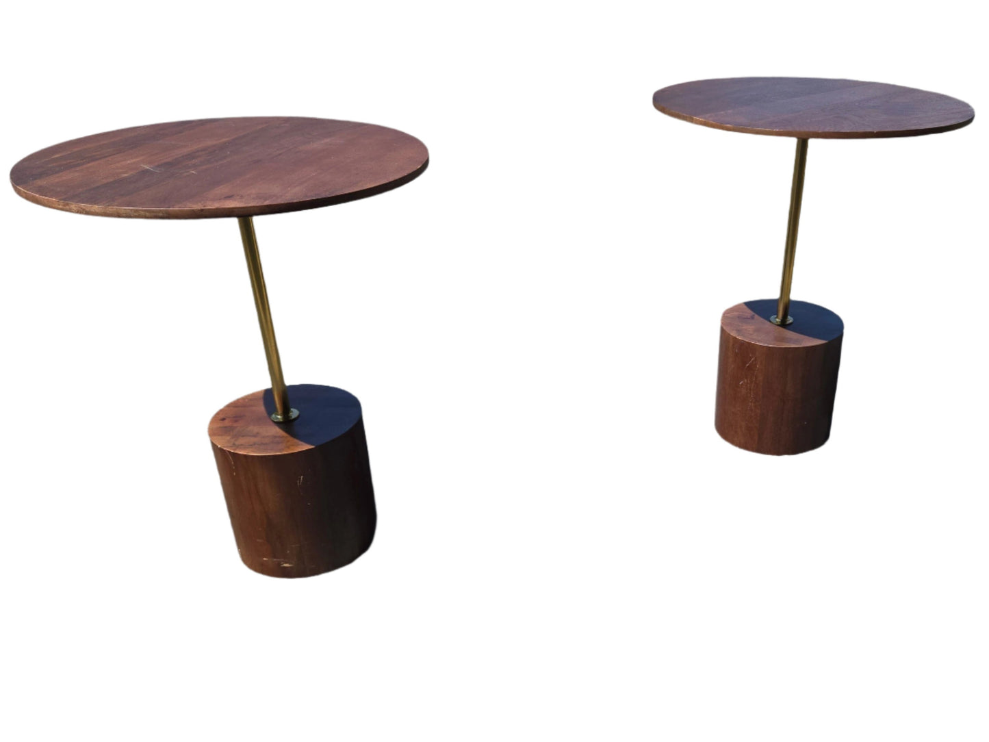 Mid-Century Modern Wood End Tables (Set of 2)-OPEN BOX/LOCAL PICK UP