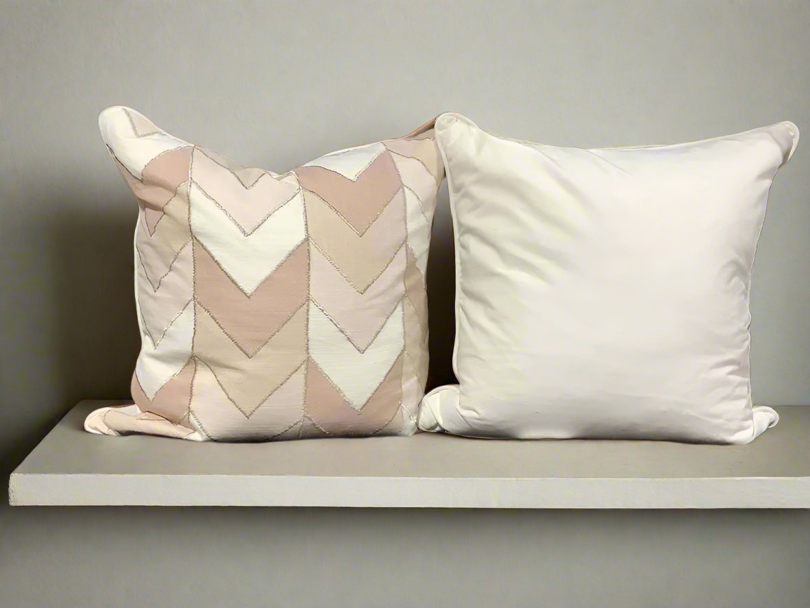 Z-Pink Down Pillows SET OF 2 - Open Box