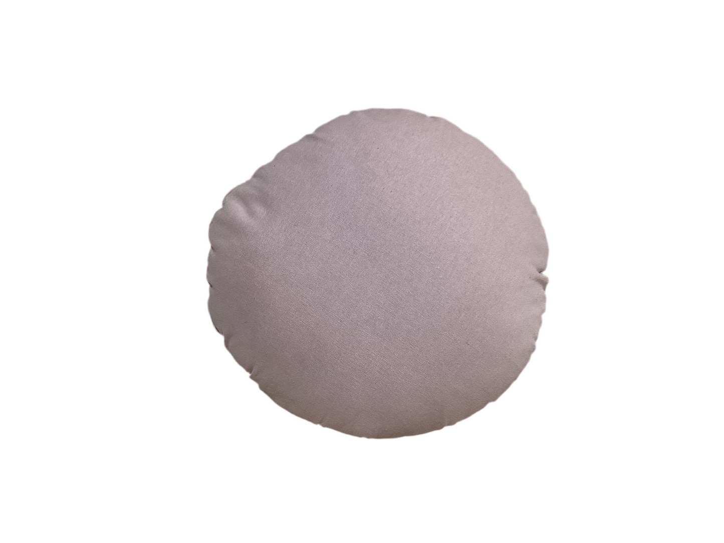 Round pink pillow
