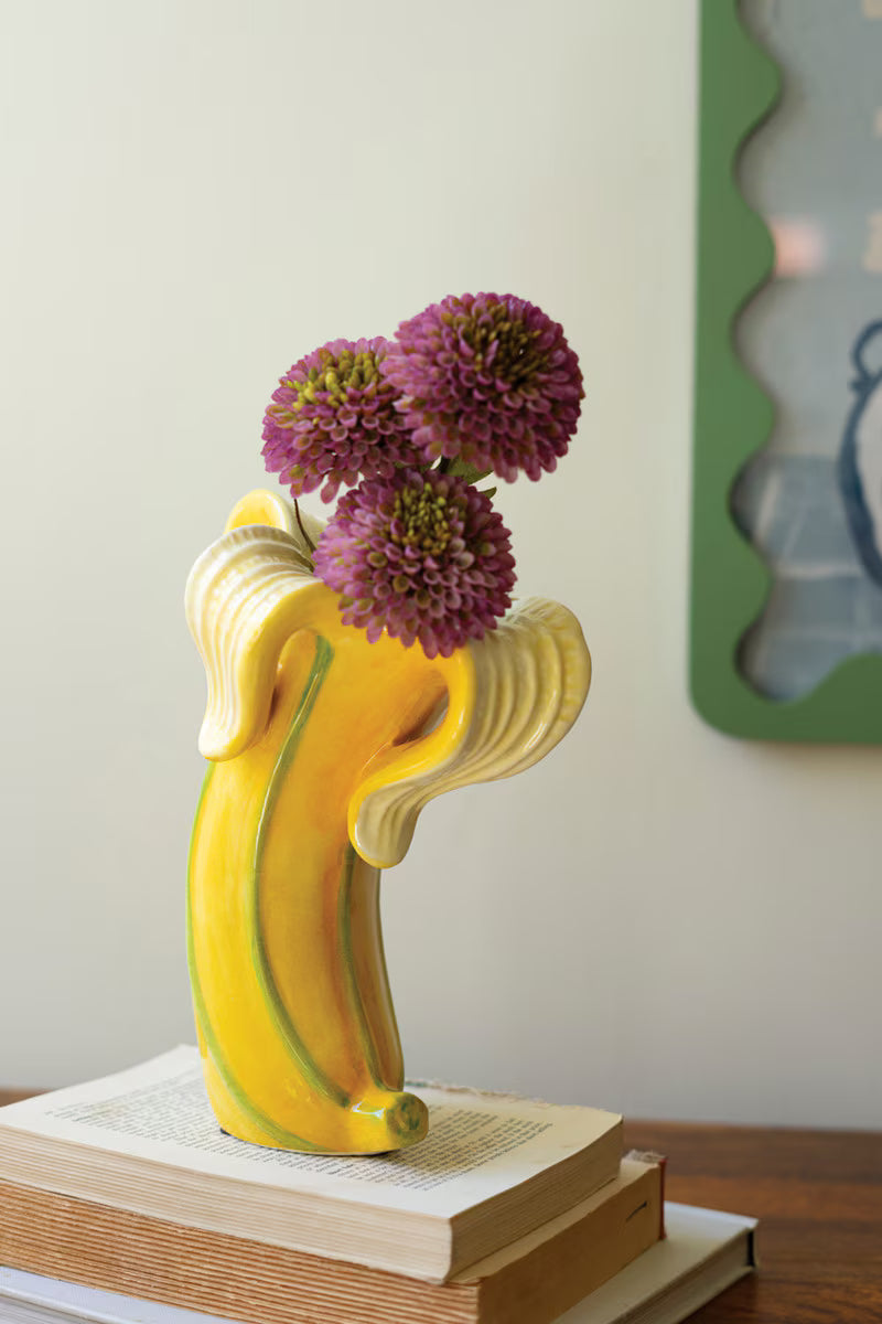Ceramic Banana Vase
