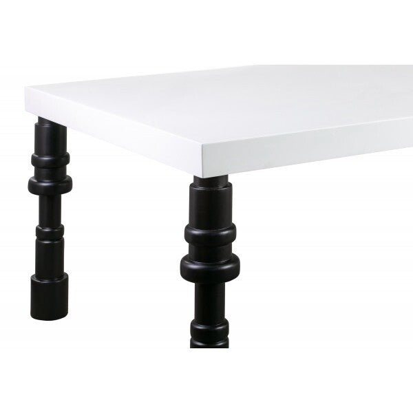 Spindle Gloss Lacquer Dining Table - Local Pick Up or Local Delivery Only