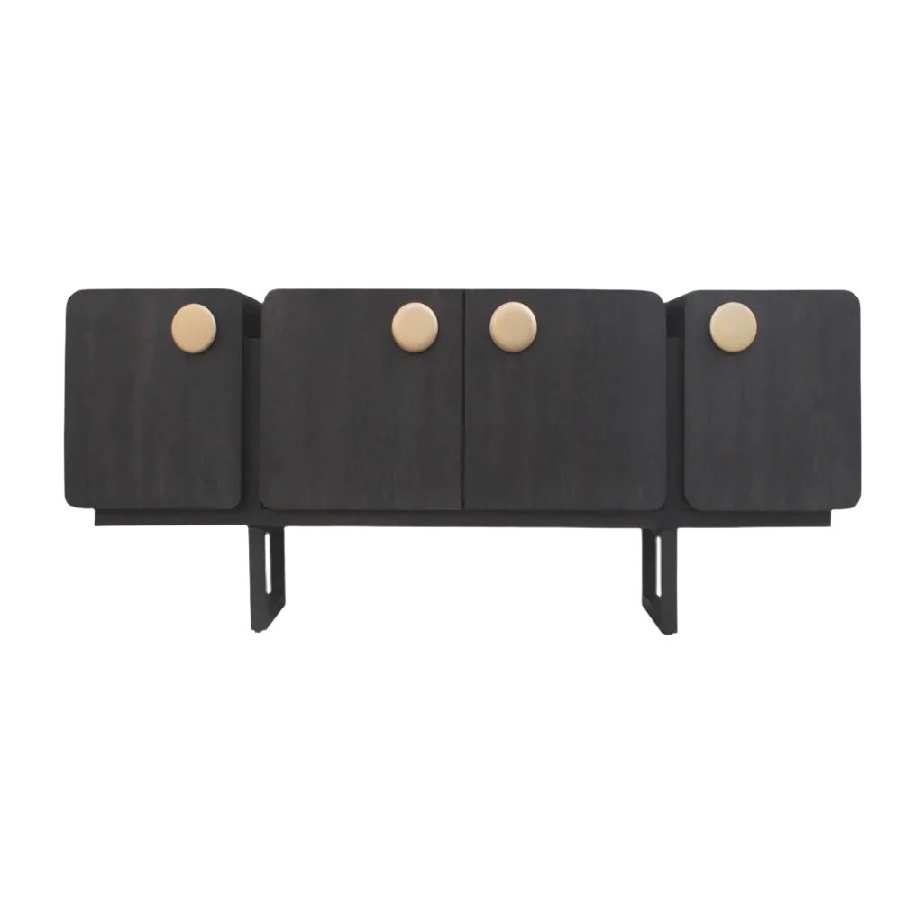 Modern Black Wood Sideboard- Local Pick Up or Local Delivery Only