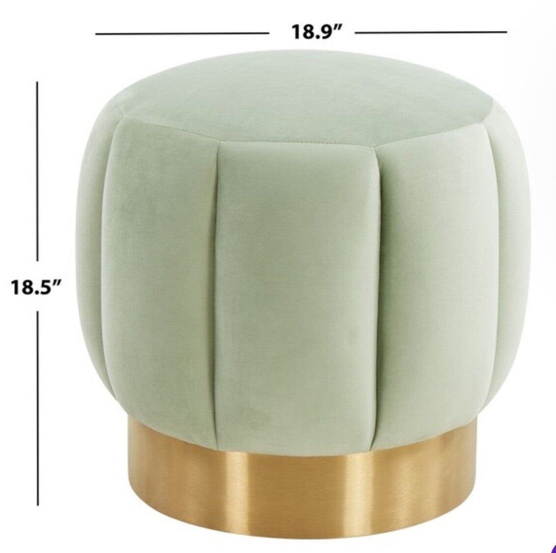 Sea Foam Green Velvet