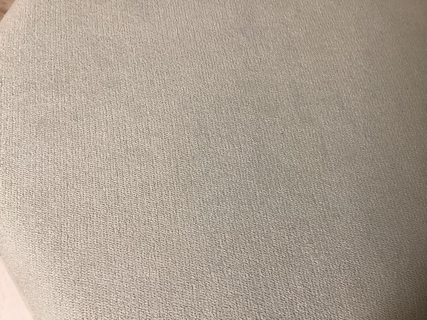 Light Blue Polyester Hexagon Ottoman - Local Pick Up Only
