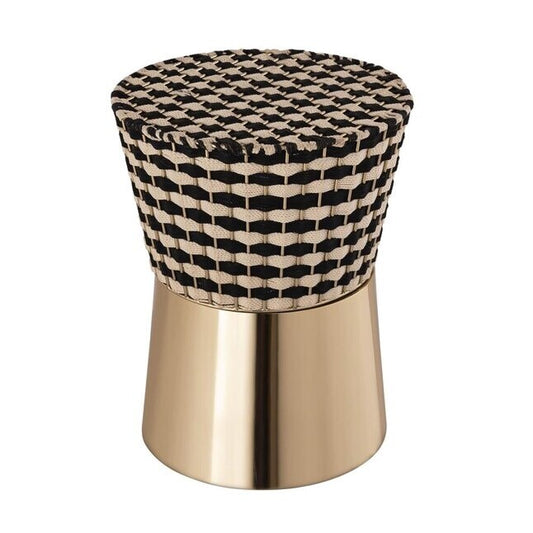 Madilyn Black SET OF 2 ,Metal Round Glam End Table