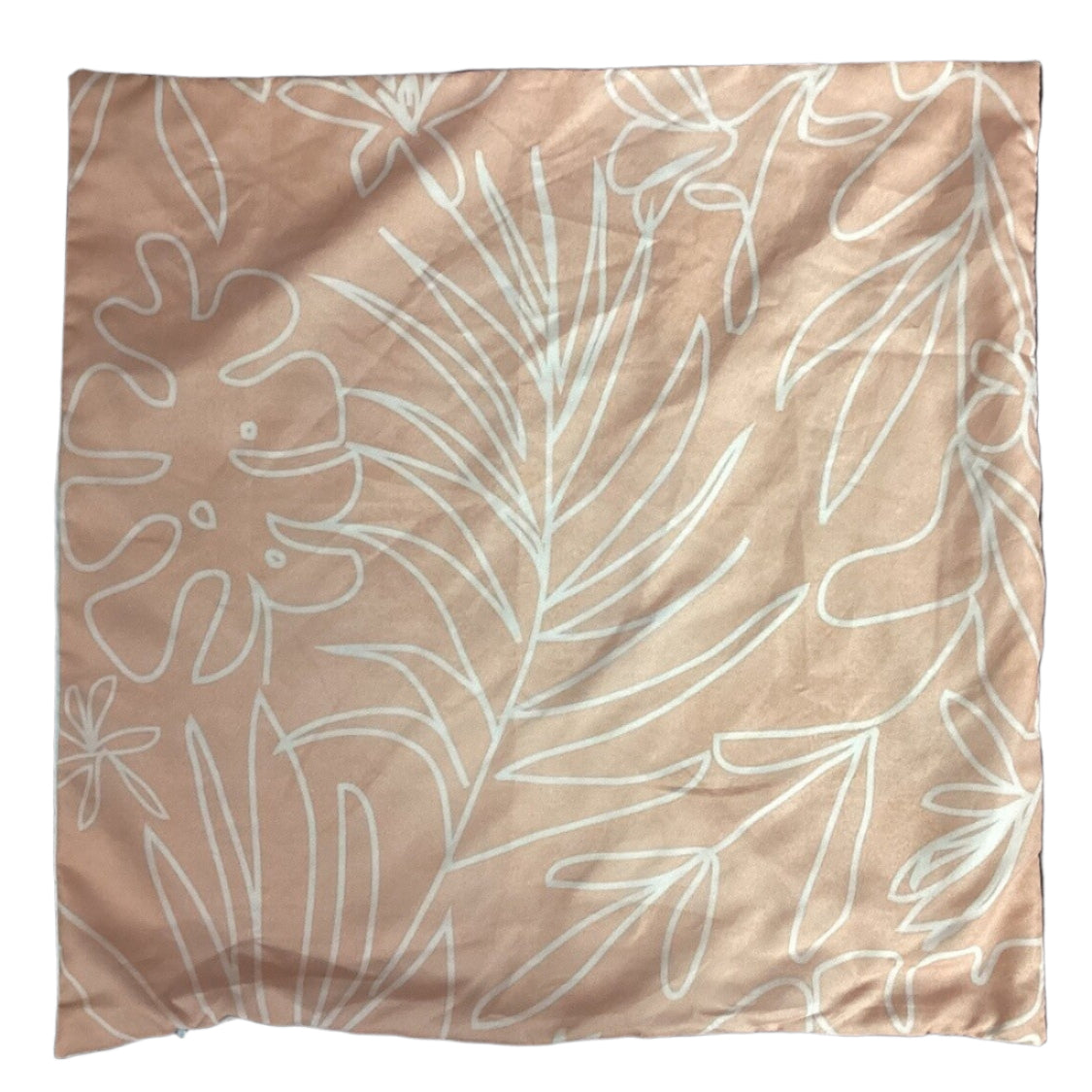 Blush Leaf Pillow Cover (18”x18”)- Open Box