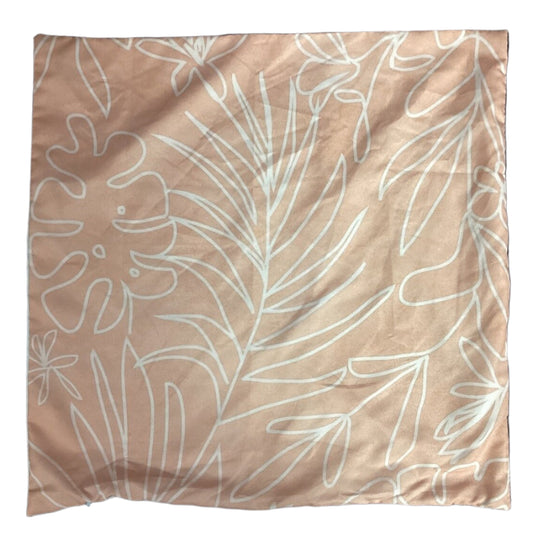 Blush Leaf Pillow  (18”x18”)*OPEN BOX