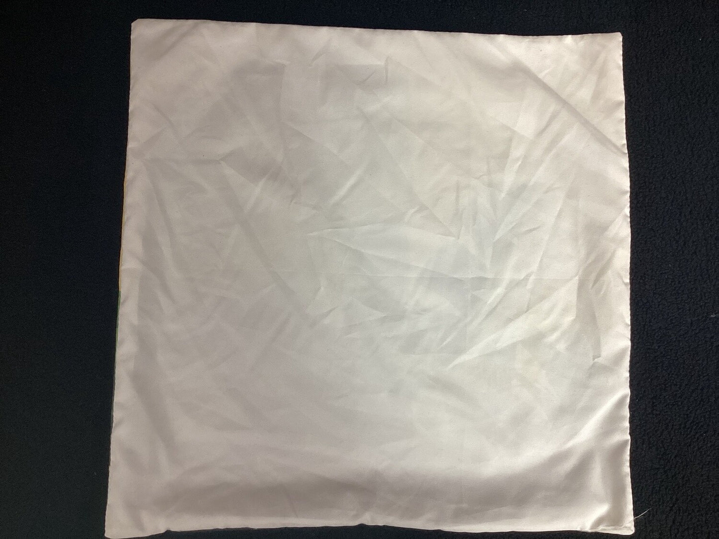 Yellow Leaf Print Pillow Cover Only - * OPEN BOX