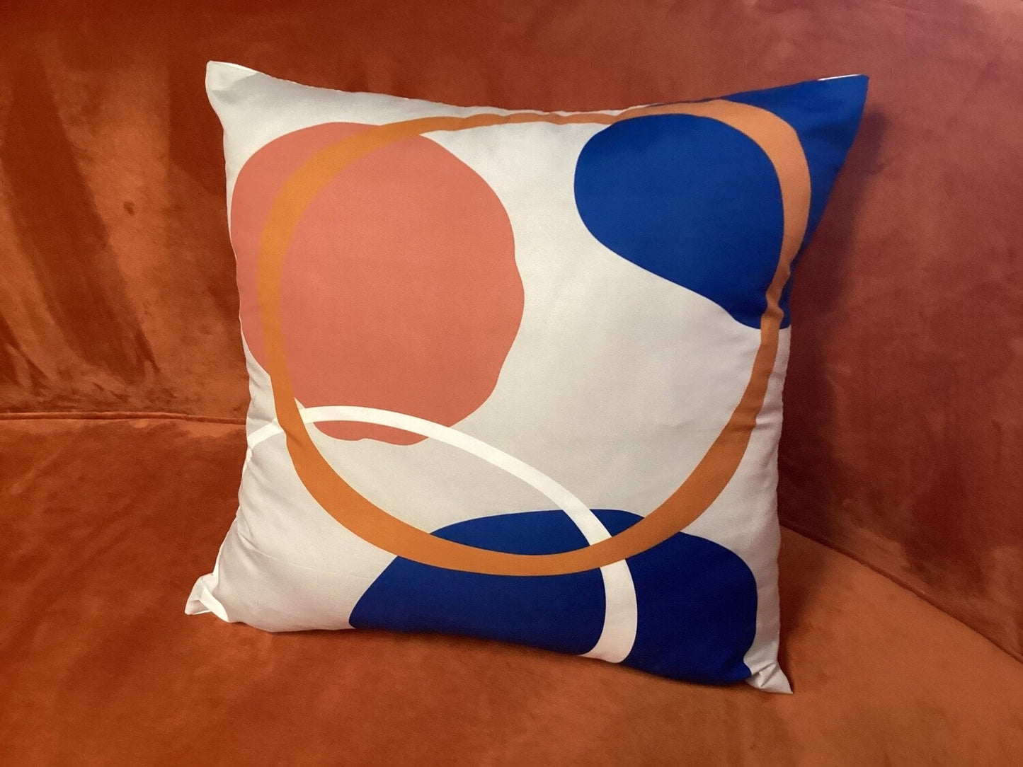 Gray Abstract Pillow Cover *OPEN BOX