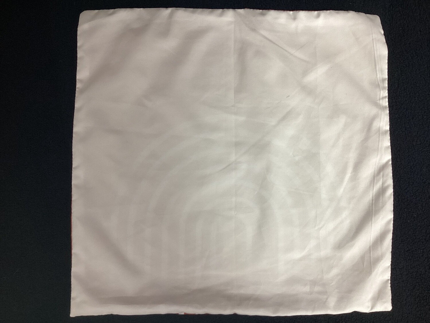 Orange Pillow Cover With Curves (18”x18”)