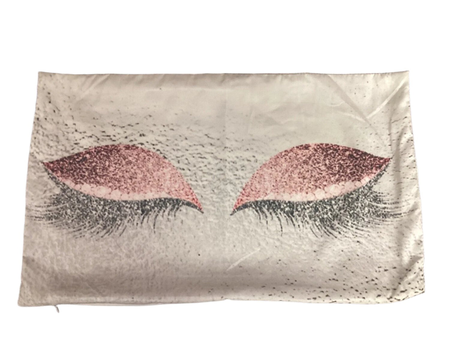 Pink Eyelash Pillow (12”x20”)