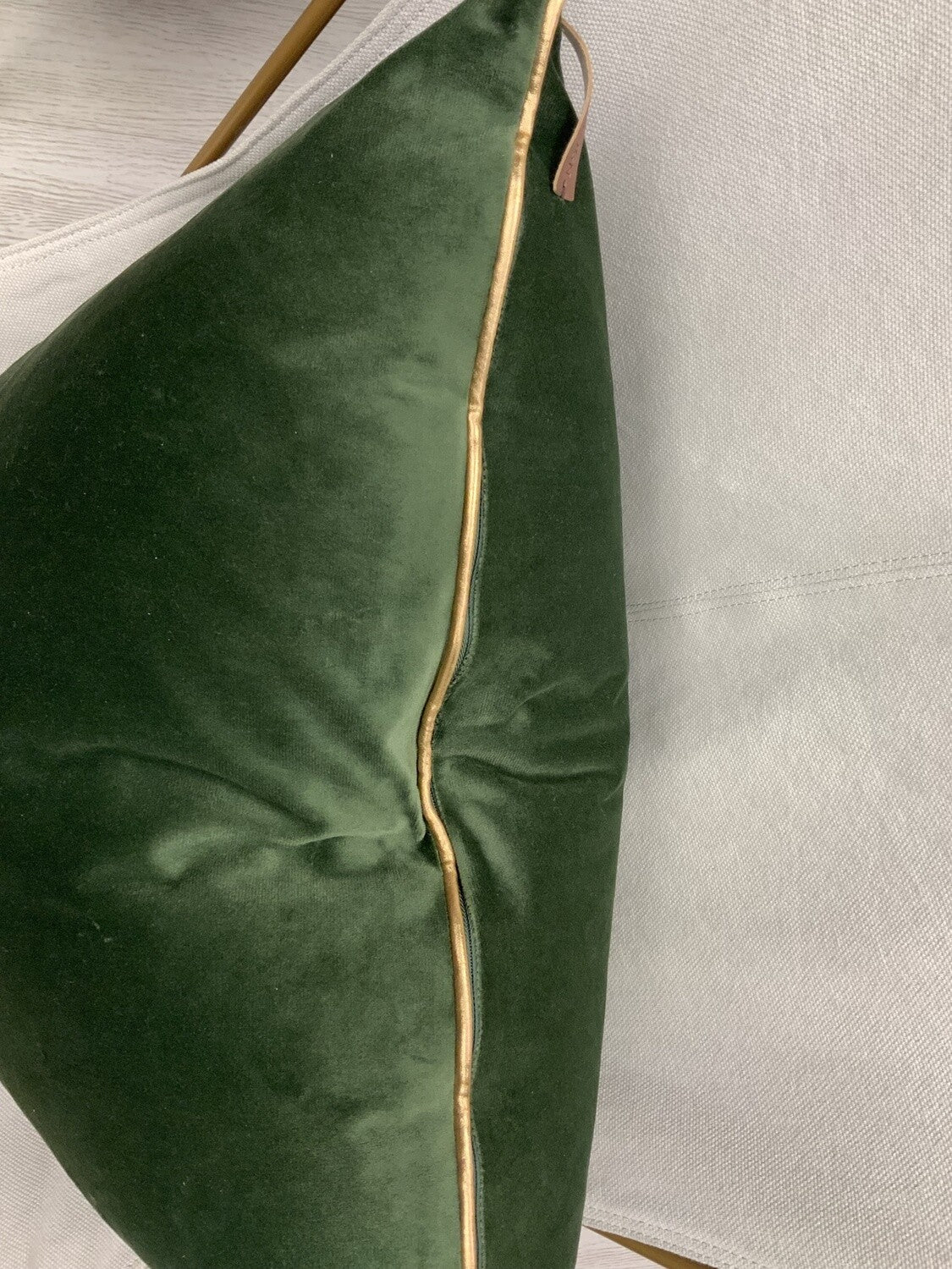 Green Velvet Pillow