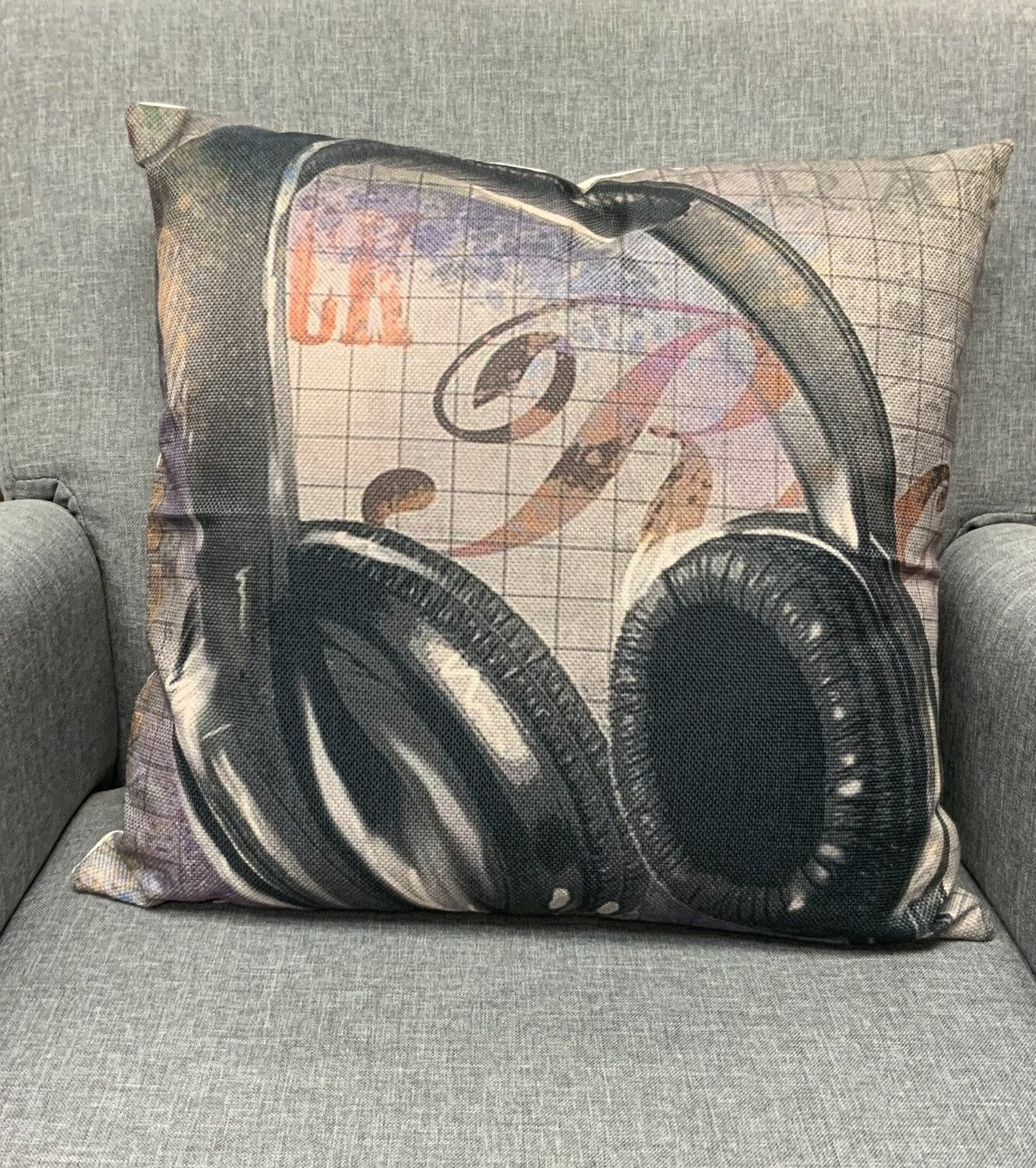 Headset Accent Pillow