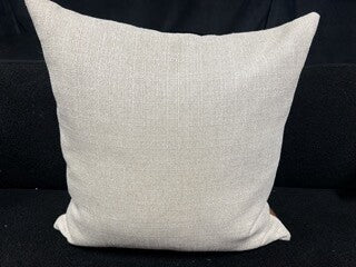 Lumbar Faux Leather Accent Pillow 20x20-