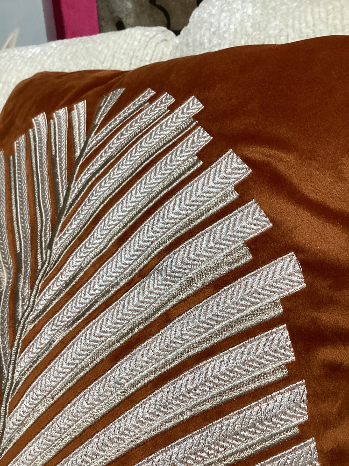 Rust Decorative Pillow-OPEN BOX