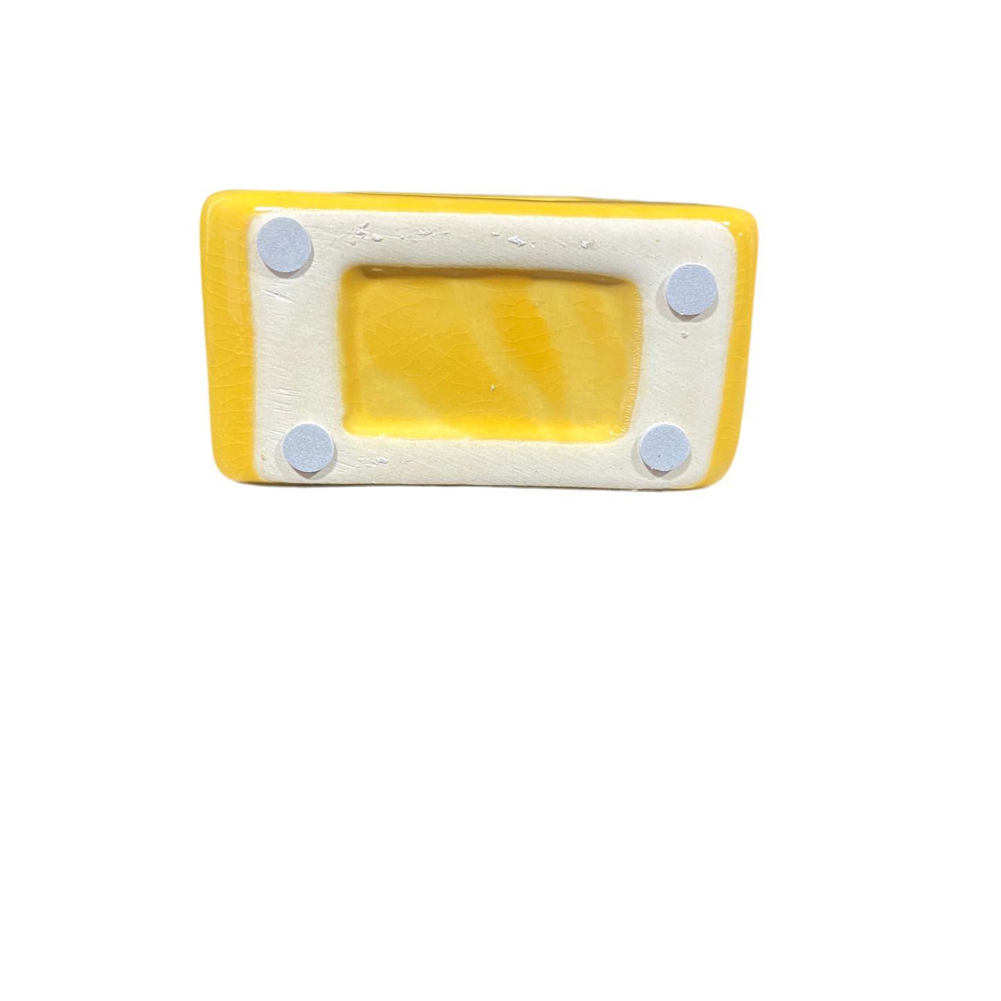 Small Yellow Cutout Vase
