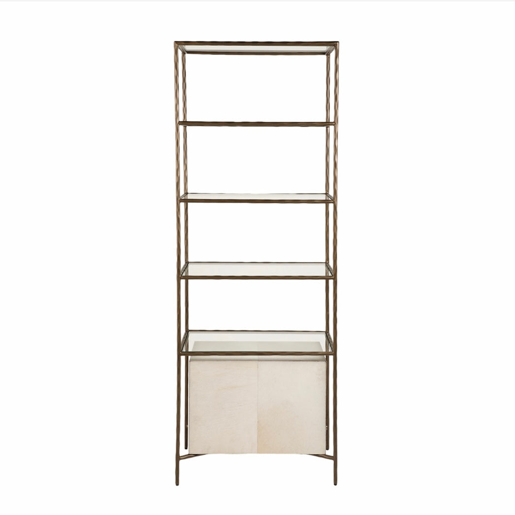 30" Azamara Real Hide Etagere Shelf- Local Pick Up or Local Delivery Only