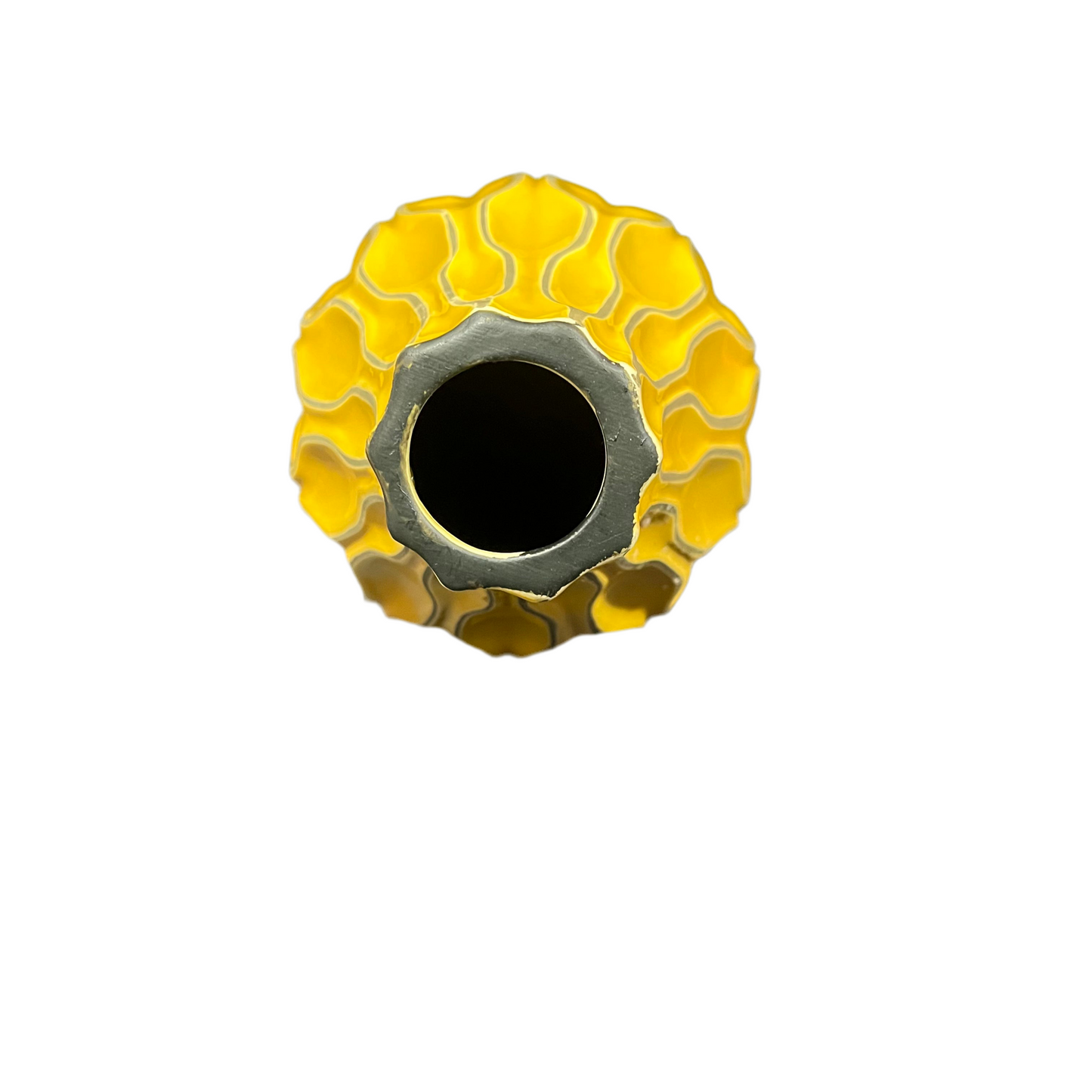 Honey Yellow Ceramic Vase