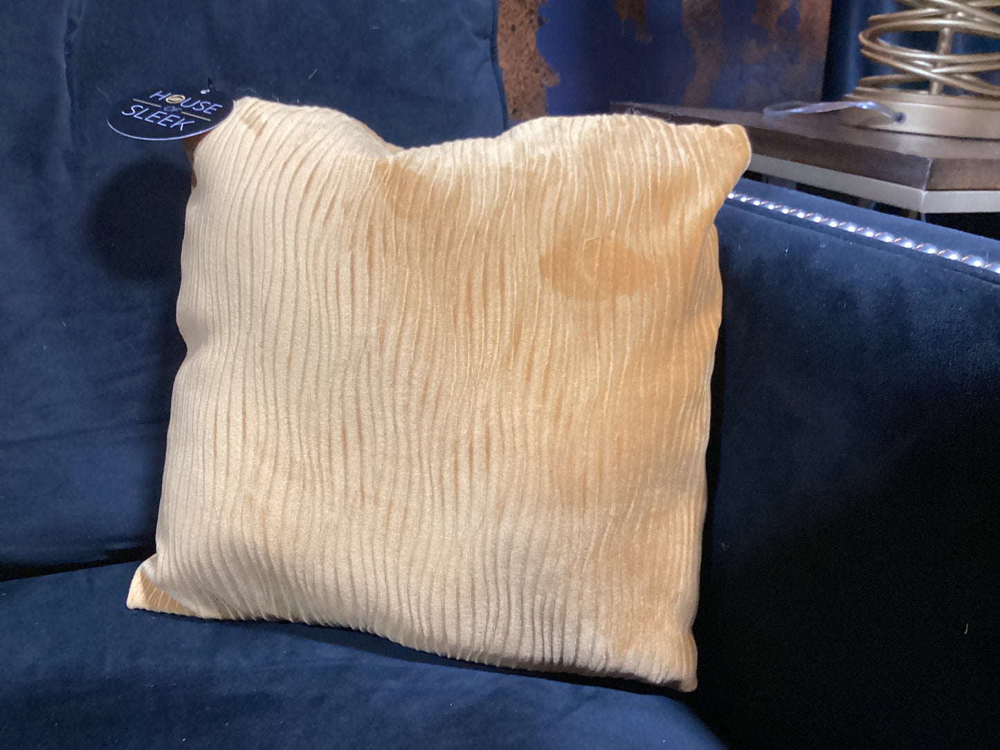 Petite Gold Pillow-*OPEN BOX