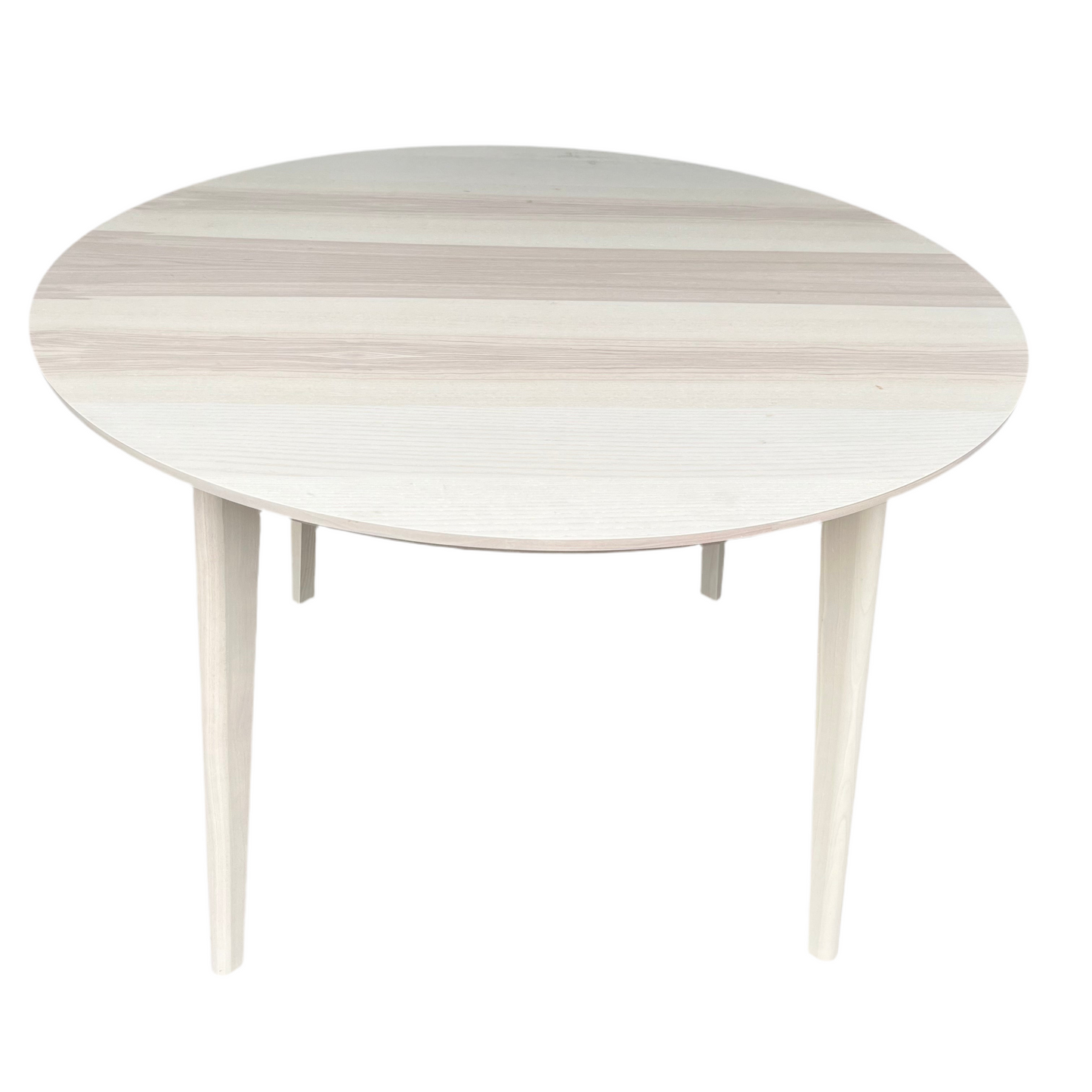 Light Tan Round Wood Table