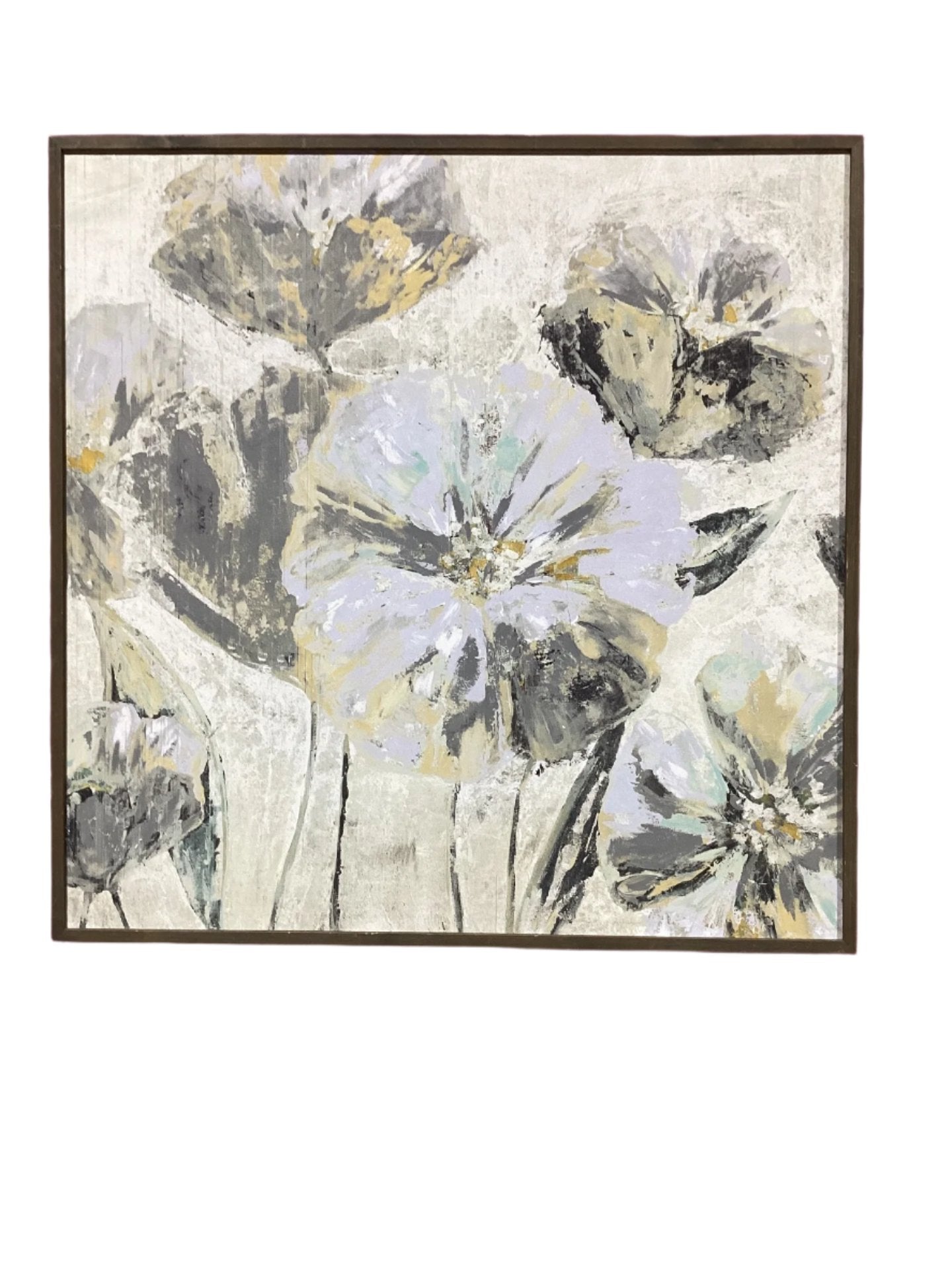 Abstract flower art 40”x40”- Local Pick Up Only *OPEN BOX