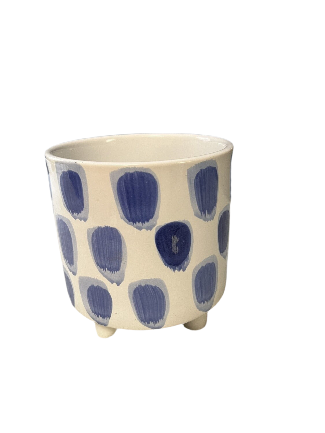 White & Blue Planter