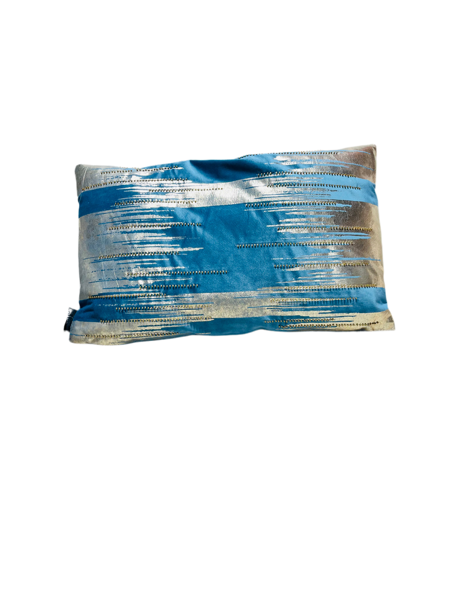 Teal and Rose Gold Pillows (Set of 2)