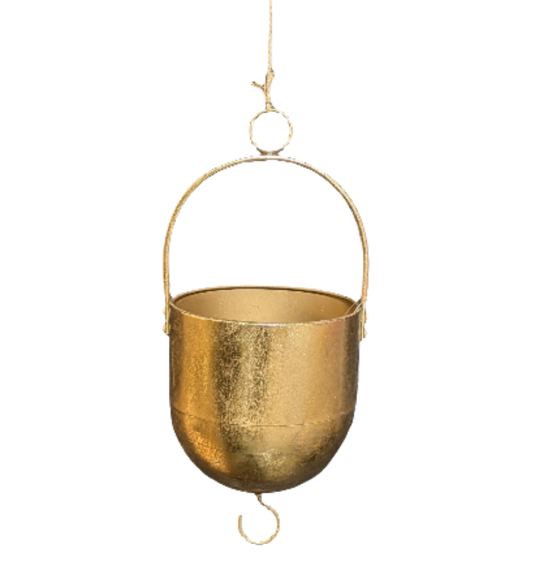 Gold Hanging Planters