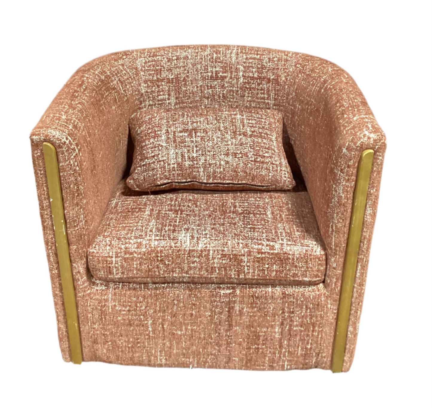 Rust Swivel Chair - Local Pick Up or Local Delivery Only