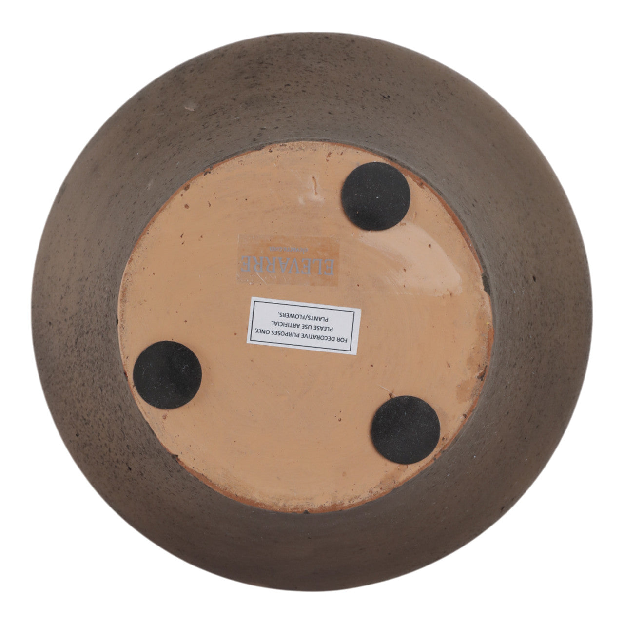 12" Tutwell Small Vase With Wood Beads, Brwn