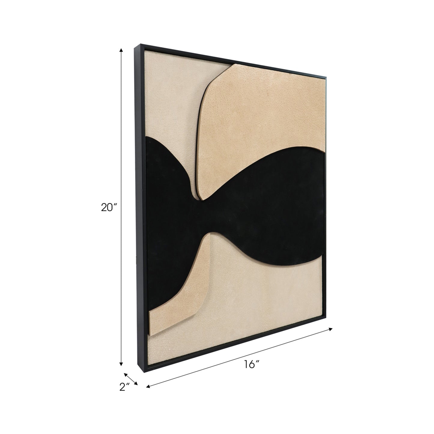 Faux Leather Wall Art