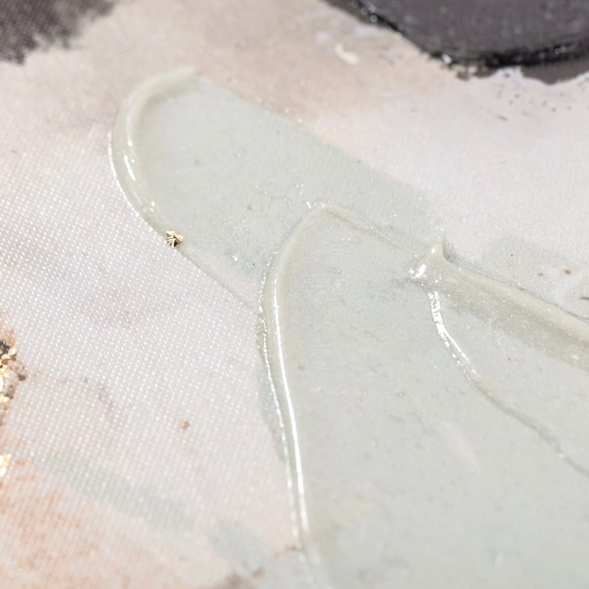 Beige & Black Abstract Art - Local Pick Up Only *OPEN BOX