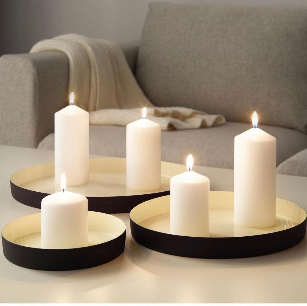 Black & White Serving Tray-Open Box