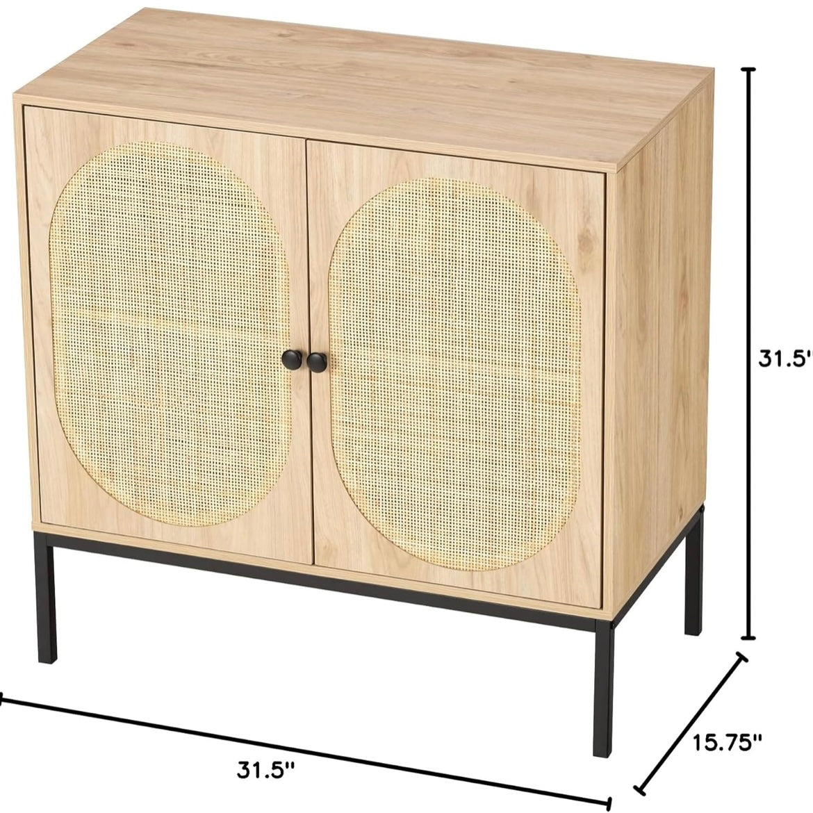 Modern Storage Cabinet *OPEN BOX