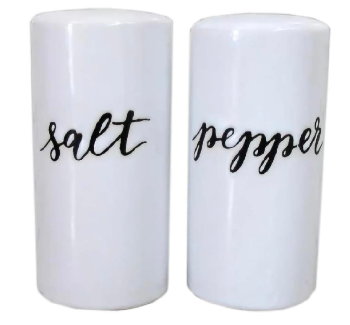 White Salt &Pepper Shaker -0101-