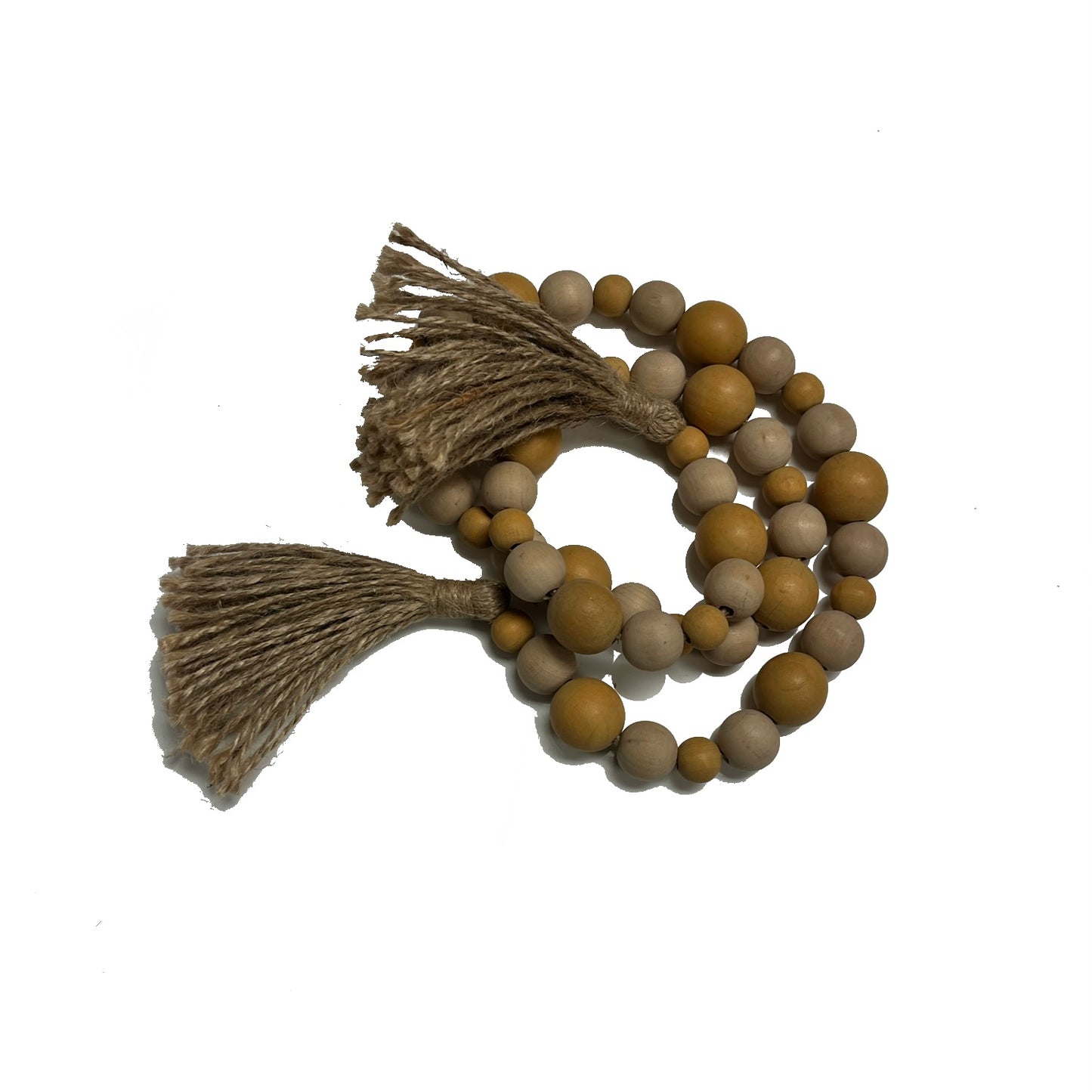 Tan Wood Beads