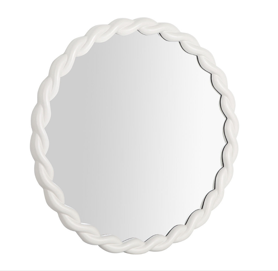 Agnes Accent Round Mirror