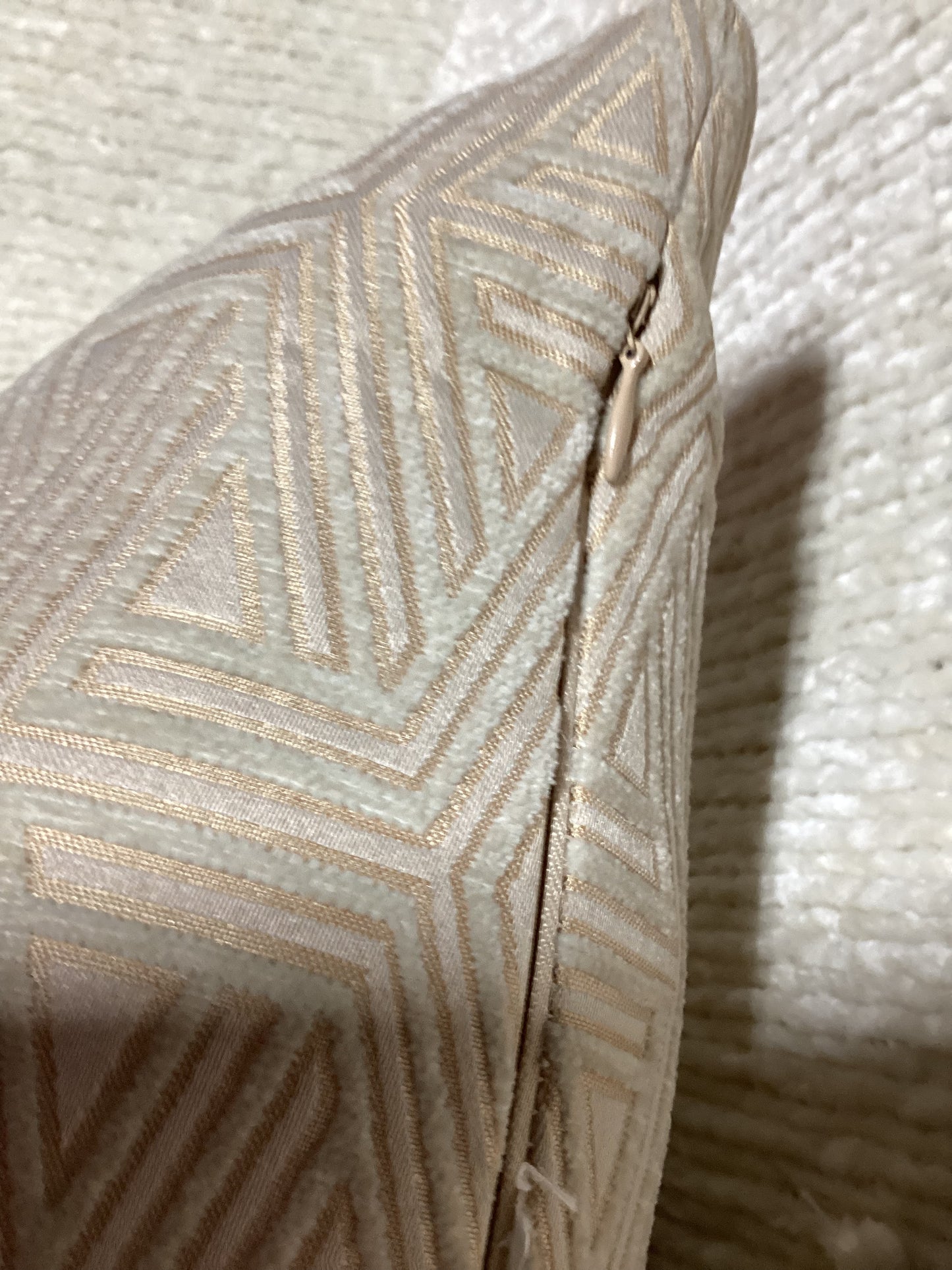 Beige, Gold and a Hint of Blush Pillow-OPEN BOX