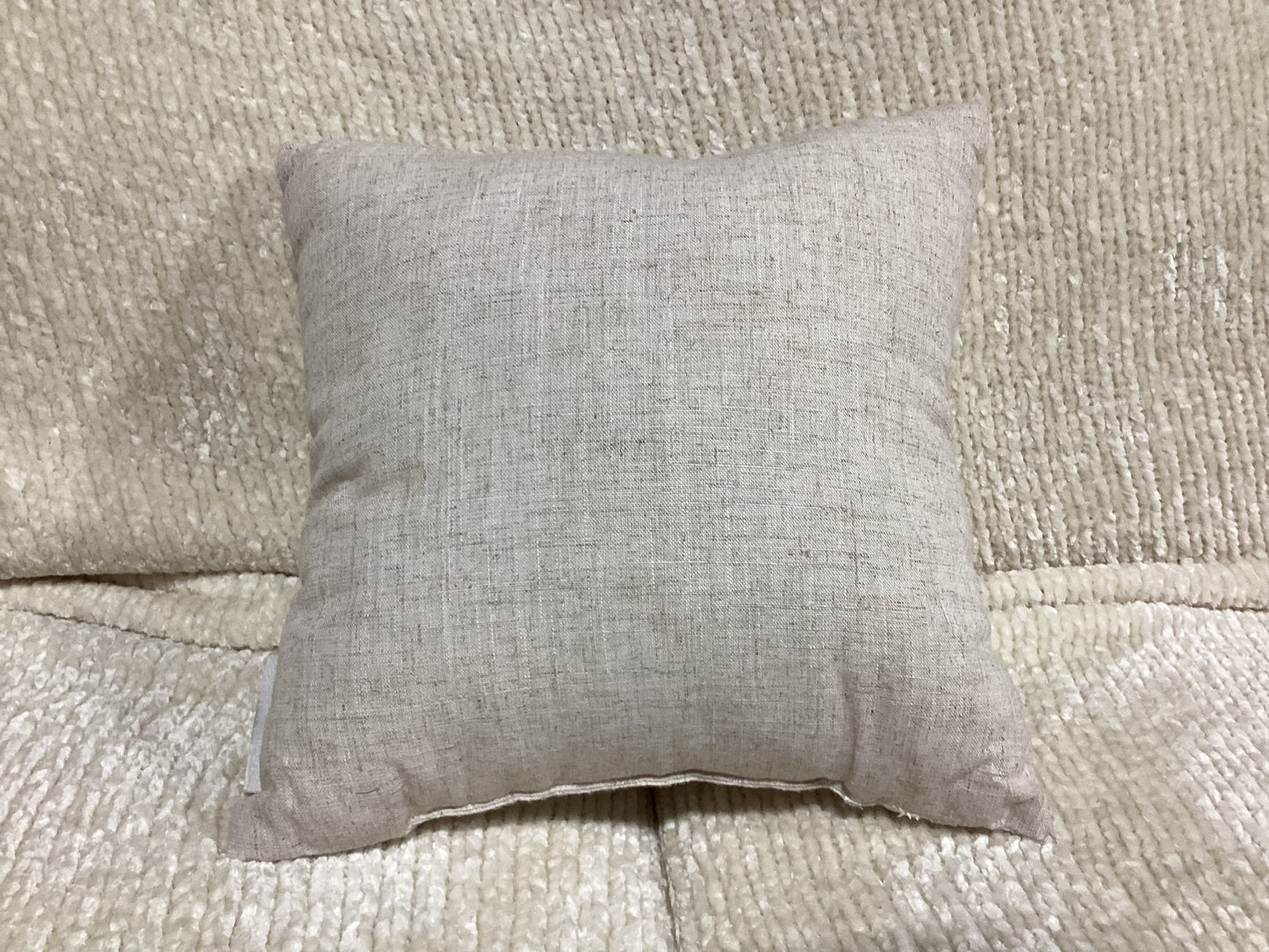 Tan “Sweet” pillow *OPEN BOX