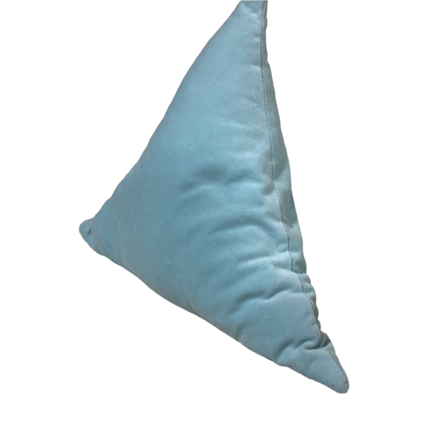 Blue triangle pillow -Open Box-