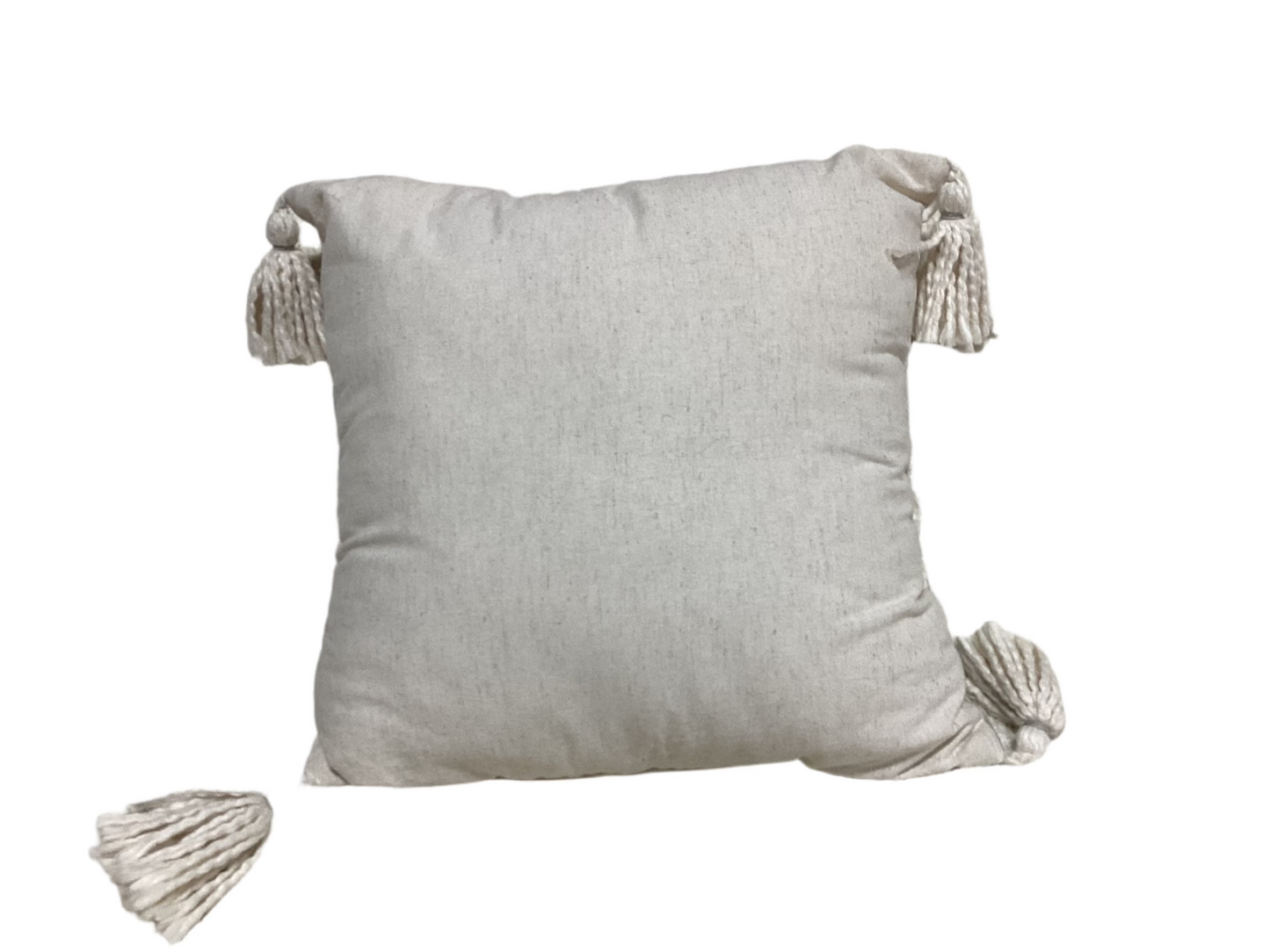 Green & Cream Decorative Pillow