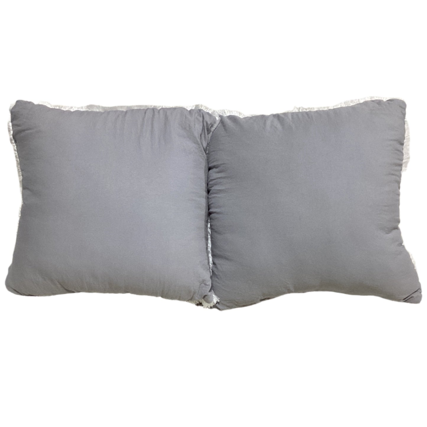 Grey 17”x17” Decorative Pillow-Set of 2