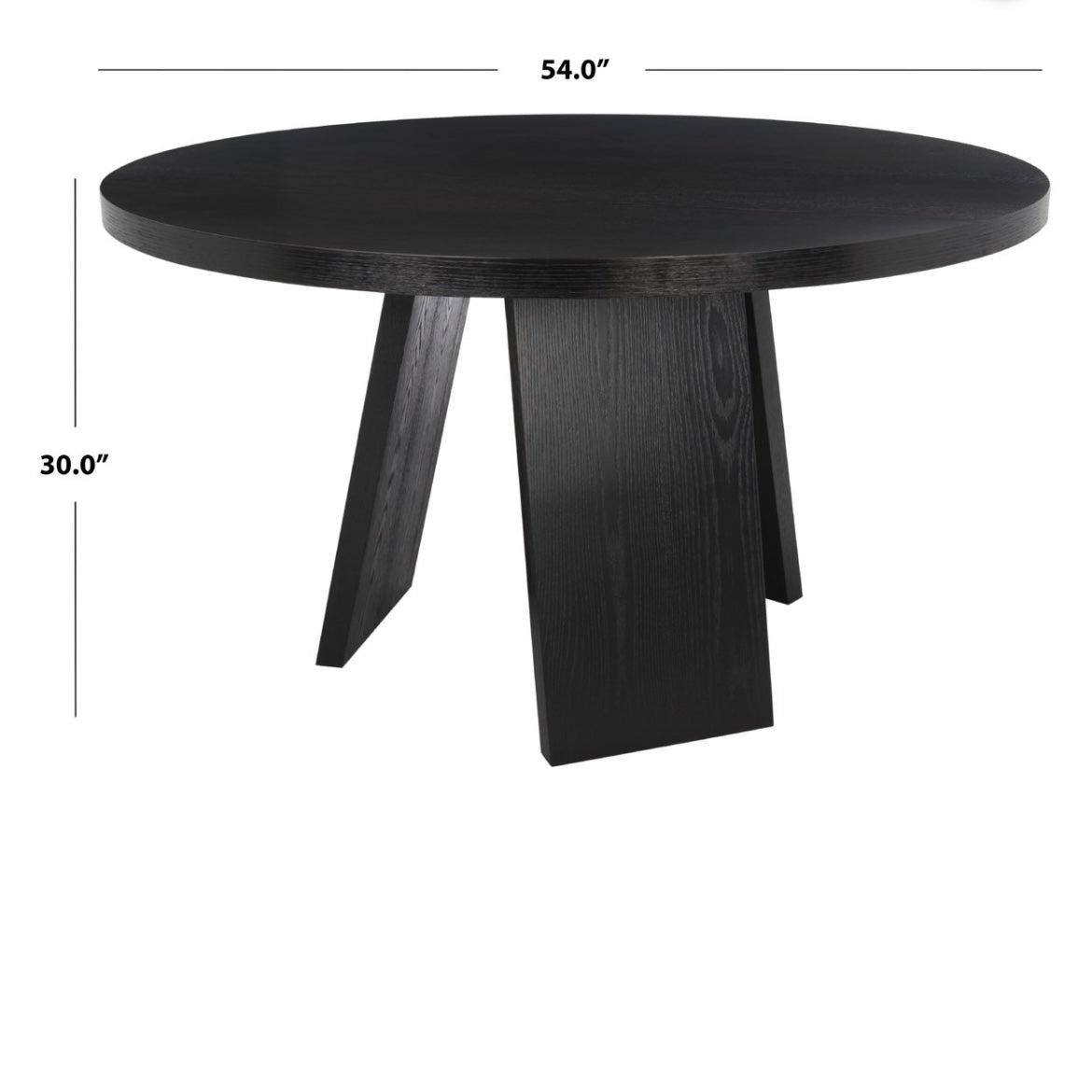 Black Dining Table-OPEN BOX/LOCAL PICKI UP