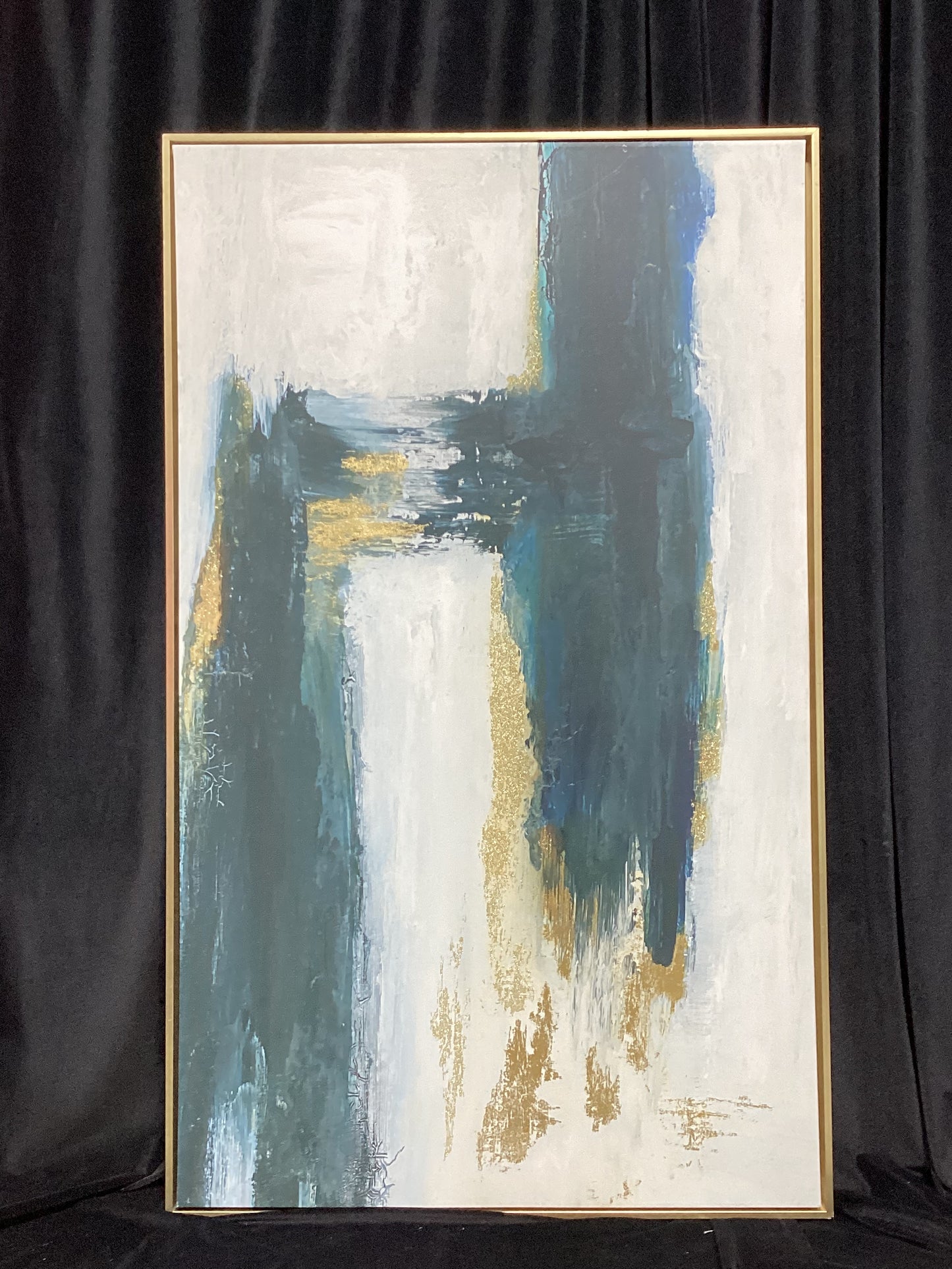 31”x51” Textured abstract wall art